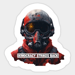 Helldivers 2 - Rebel Commando Sticker